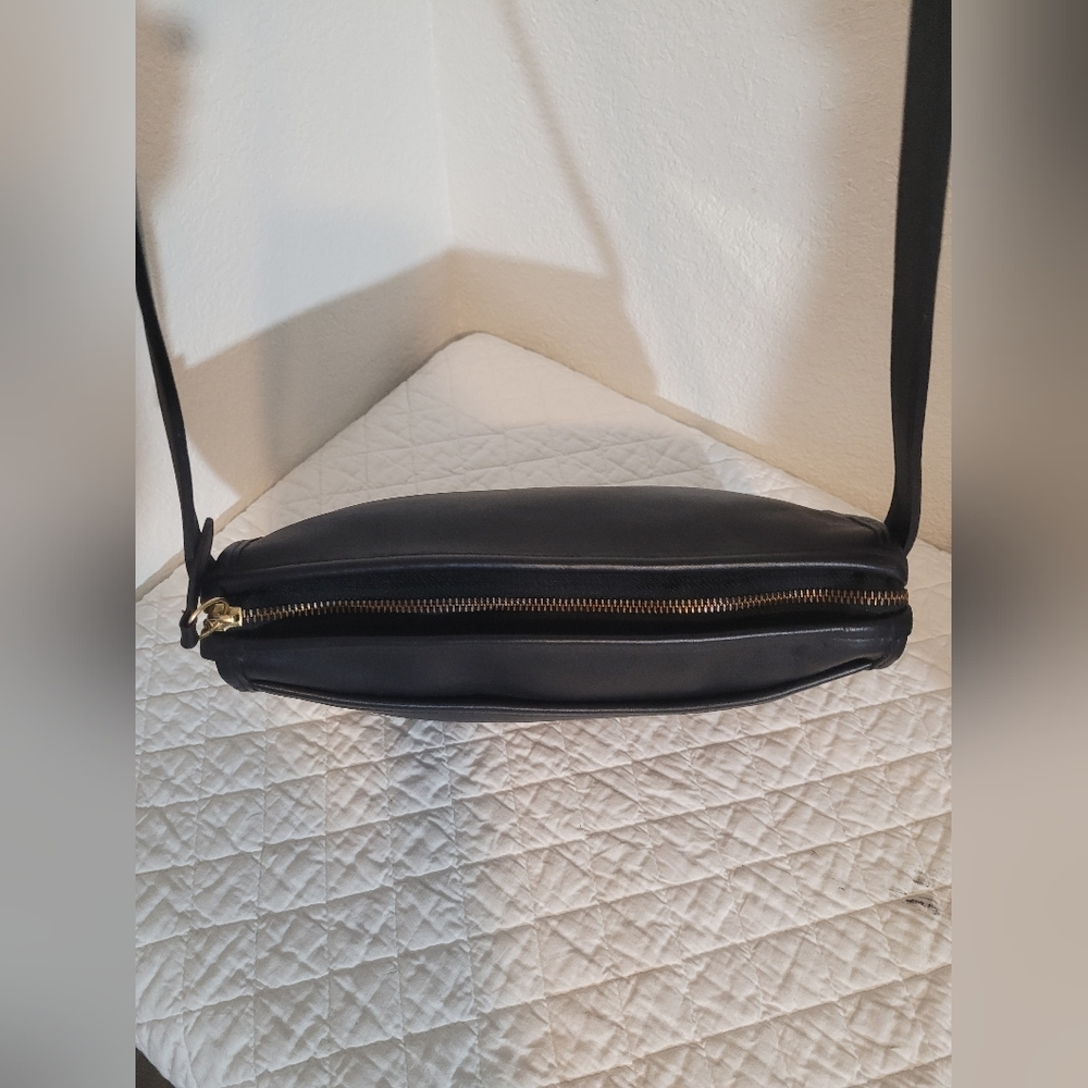 Vintage Y2K Coach 9944 Taylor Zip  Shoulder/Crossbody Handbag Black Made in USA - Picture 6 of 15